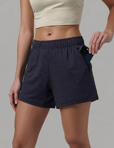 Shorts Deportivos de Punto para Mujer, Mezcla de Algodón Suave y Elástico, para Correr, Yoga, Ejercicio, Gimnasio, Proveedor de Ropa al por Mayor OEM ODM - Product Image 3