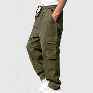 100% cotton 6-pockets Cargo Jogger For Man With <b>Functional</b> Design Supporting Daily Movement Comfort And Trend Driven Style - Product Image 1