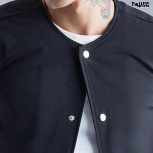 2025 vente en gros hommes veste avec col d'interdiction boutonné respirant vêtements de rue vêtements de mode vestes pour hommes - Product Image 6