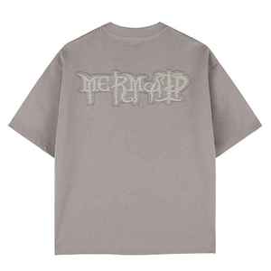 custom Print Plain T-shirt custom patches embroidery T shirt oversized Acid washed <b>Tshirt</b> custom your brand men women T-shirt. - Product Image 3