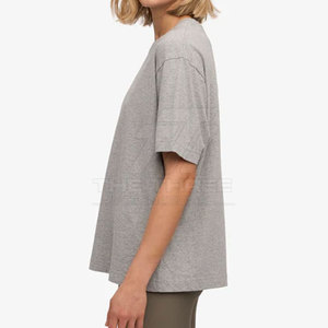 T-shirts oversize pour femmes fabriqués au Pakistan, écologiques, 100% coton, coupe ample, col rond, haute qualité, conçus pour durer - Product Image 3