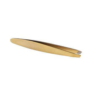 Pinzas para Cejas Inclinadas de Acero Inoxidable con Logotipo Personalizado de Alta Calidad - Duraderas, Ecológicas, Lavables y Hechas a Mano para la Depilación de Cejas - Product Image 4