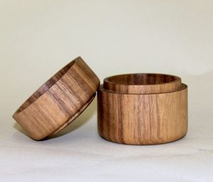 Boîte de conservation alimentaire en bois écologique de 250 ml avec couvercle gravé sur mesure pour noix, bonbons, biscuits, en-cas - Product Image 5