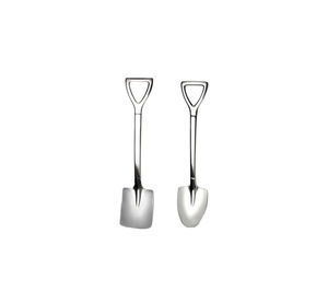 Cuillère décorative en acier inoxydable de qualité supérieure, forme pelle, pour desserts et glaces, vente en gros - Product Image 1