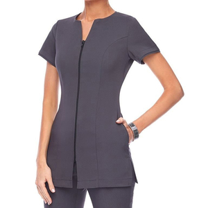 Uniforme de Esteticista de la Mejor Calidad, Túnica para Salón de Belleza y Spa, Uniforme Unisex para Personal de Hotel, Transpirable y con Spandex - Product Image 1