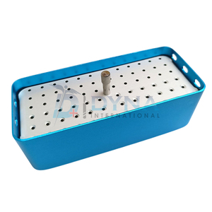 High Quality 72 Holes Dental Endodontics <b>Files</b> / Bur Holder , Endo <b>Files</b> Sterilization <b>Case</b> - Product Image 3