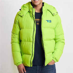 Low MOQ Hot Sale <b>Men</b> Puffer Jacket With Quilted Construction And Comfortable Insulated Filling Puffer Jacket - Product Image 1