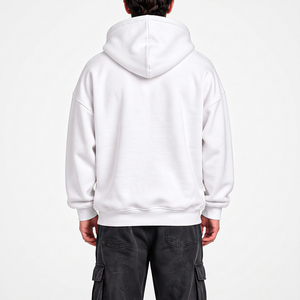 Sweat-shirt à capuche personnalisé pour homme, coupe ample, mode hiver, confortable, avec poche kangourou - Product Image 2