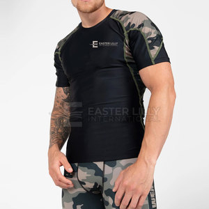 Rashguard pour homme à manches longues, nouveau design, en vente en ligne, service OEM, vêtements de fitness pour homme. - Product Image 3