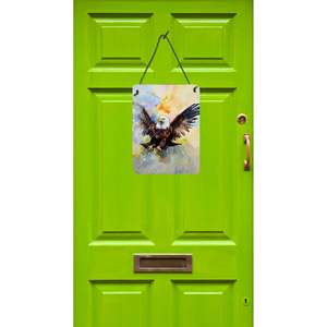 Eagle mur porte suspendus imprime nouveau 12x16 multicolore en aluminium métal signe pour cuisine Bar salle de bain décor à la maison porte d'entrée Plaque - Product Image 2
