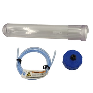 Jeringa de cartucho de pegamento transparente/azul de 32 oz para sistema de retención - Product Image 4