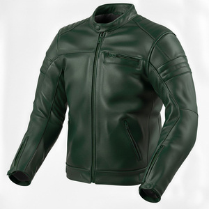 Nouvelle veste de moto tendance pour homme, style classique avec lacets latéraux, veste de sécurité routière, veste de moto tendance pour homme - Product Image 6