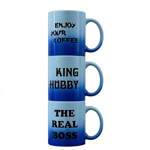 Taza de Cerámica Ecológica de Dos Tonos para Sublimación, 340 ml, Diseño de Dibujos Animados - Product Image 1