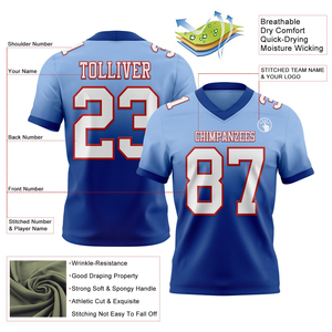 Jersey de Fútbol Americano Personalizado de Primera Calidad con Esquema de Color Personalizado, Transpirable, Impreso, con Logotipo Bordado, Manga Corta, Uniforme Deportivo de Práctica - Product Image 2