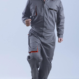 Flame-Resistant Cotton Safety Coveralls Men <b>Fire</b>-Proof Mining Workwear High Visibility Reflective Tape Waterproof <b>LED</b> Suit - Product Image 2
