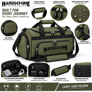 OEM Custom Service Duffle <b>Bag</b> Luxury <b>Overnight</b> Travel Gym <b>Bag</b> With Custom Branding Customizable Duffle Gym <b>Bag</b> - Product Image 5