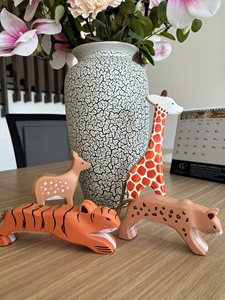 Juguete de Animales de Madera, Figuras de Animales de Madera Personalizadas para Actividades de Aprendizaje Temprano en el Aula, Fabricante OEM ODM - Product Image 6