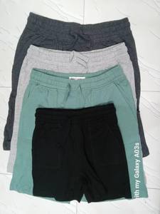 Pantalones Cortos Deportivos para Niños, a la Moda, de Verano, de Color Sólido, de Algodón Transpirable, de Secado Rápido, con Cintura Elástica y Bolsillos Activos - Product Image 3