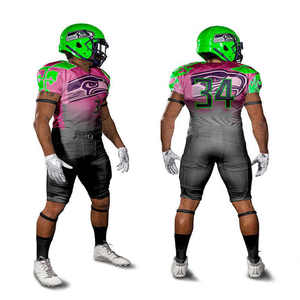 Uniformes de football américain de haute qualité pour l'entraînement des jeunes Options de taille plus cousues de haute qualité - Product Image 3