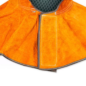 Capucha de Soldadura de Cuero Dividido de Primera Calidad Personalizable de Fábrica al por Mayor, Transpirable, Ignífuga, Impermeable - Product Image 4
