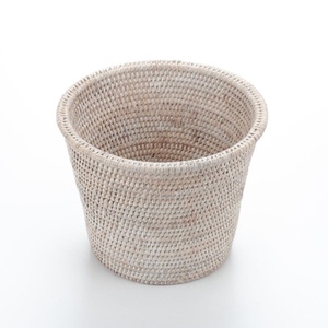 Wholesale Handwoven Modern Eco-Friendly Rattan Plant Planter <b>Basket</b> <b>Flower</b> Pot Cover Customized Capacity Not Coated Home Use - Product Image 2