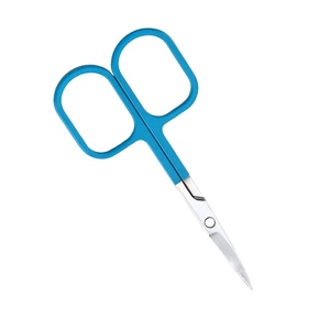 Ciseaux à sourcils à lame droite et arrondie, design simple, fabrication de qualité, pour soins de beauté, en vente - Product Image 2
