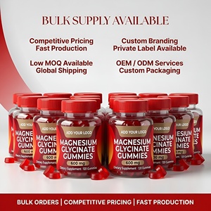 Gummies de glycinate de magnésium en gros, complément alimentaire pour adultes, production certifiée GMP - Product Image 4