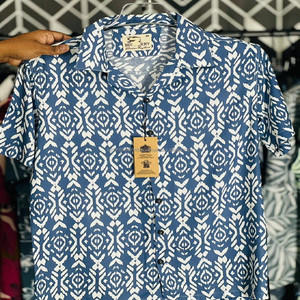 Camiseta de Manga Corta con Estampado Floral Hawaiano para Hombre, Modelo 01 de Marca Popular, de Poliéster, Lino y Viscosa, Talla L, Informal, para Otoño y Vacaciones de Verano - Product Image 6