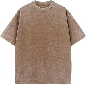 Camiseta Gráfica Personalizable para Hombre, Corte Holgado, Estilo Vintage Lavado, Corte Cuadrado, Mangas Cortas, Camisa Holgada de Hip Hop y Streetwear, Agrega Tu Diseño - Product Image 1