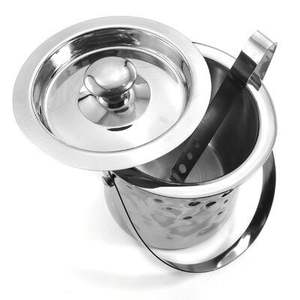 Cubo de hielo metálico moderno para enfriar vino, champán y cerveza, enfriador de bebidas duradero, perfecto para el hogar, la cocina, hoteles y buffets. - Product Image 3