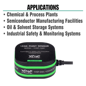 Capteur de détection de fuites d'acides et d'alcalis YHSP-SAR |   Aucun faux alarme en milieu aquatique |   Détecteur de fuite de produits chimiques - Product Image 5