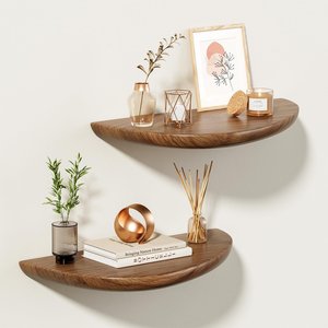 Estantería de madera para exhibir libros, estanterías de pared para libros, estanterías de almacenamiento de madera de primera calidad. - Product Image 3