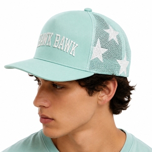 Gorra Snapback Unisex de Algodón Suave con Letra Bordada en el Panel Frontal, Ajustable, Lisa, Cómoda, Personalizada - Product Image 3