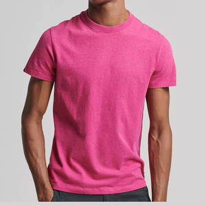 เสื้อยืดโอเวอร์ไซส์ผู้ชายผ้าฝ้าย 100% แต่งขอบตัดสี สไตล์สตรีทแวร์ลำลองเรียบง่าย ขายดีปี 2023 - Product Image 2