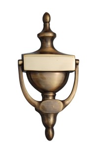 Aldaba de puerta de latón Diseño Delgado Hecho de latón de alta calidad a precio mayorista por Antique Co - Product Image 6