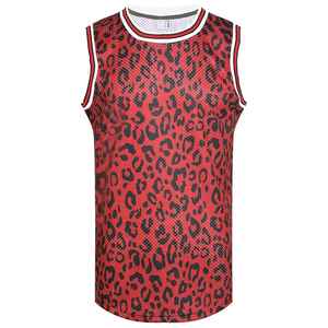 เสื้อบาสเก็ตบอลพิมพ์ลายแห้งเร็วสำหรับทุกเพศ ปรับแต่งสีและพิมพ์โลโก้ได้ เหมาะสำหรับการออกกำลังกาย เล่นกีฬากลางแจ้ง สไตล์ลำลอง - Product Image 1