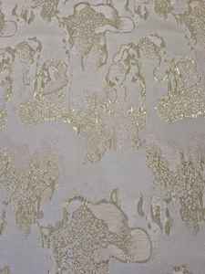 Turkish Ultra Soft Sheen Polyester Jacquard <b>Fabric</b> Fancy Metallic Brocade Specialty Yarn PK-1815 for Girls' Abaya Color Garments - Product Image 3