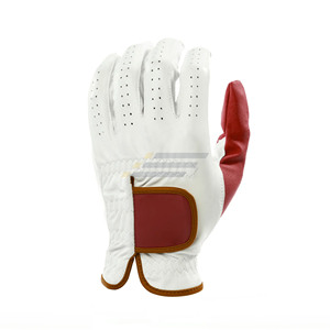 Gants de golf personnalisés OEM unisexes en cuir Cabretta respirant, ajustement flexible, accessoires de golf professionnels haute performance - Product Image 4