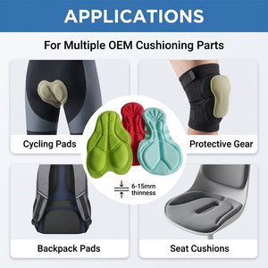 Pantaloncini da Ciclismo per Donne con Imbottitura in Schiuma Personalizzata Termosaldata - Product Image 4