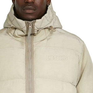 Plus Size Long Sleeve Lightweight Winter Jacket For Men Perfect For Daily Casual Wear And Cool Weather Puffer Jacket - Product Image 4