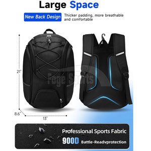 Mochila de Baloncesto Cómoda para Viajes con Cierre de Cremallera Resistente y Espacio Adicional para Ropa y Accesorios - Product Image 2