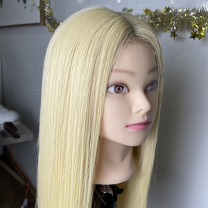 Nuevo artículo Peluca recta de hueso de color rubio 100% Extensiones de cabello vietnamita precio al por mayor sin enredos sin derramamiento gran stock - Product Image 2