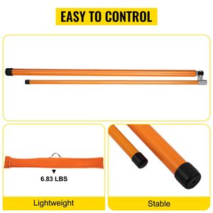 Asta di Misurazione Altezza Camion in Fibra di Vetro da 20 Pollici, Non Conduttiva, Regolabile, Strumento per Misurare l'Altezza dei Veicoli - Product Image 6