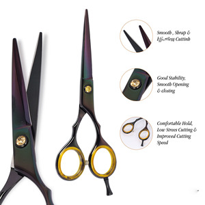 Wholesale Stainless Steel Portable Pet Grooming Scissors - Product Image 4