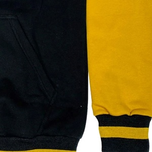 Sweatshirts à logo personnalisé pour hommes avec motif à carreaux Coupe décontractée Col rond Sweatshirts à capuche Conception d'épaule tombante Technique délavée - Product Image 6