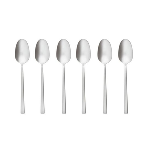 Ensemble de 6 couverts de table en acier inoxydable poli miroir, épais, pour banquets et réceptions - Product Image 1