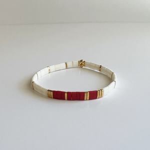 Tila Perlen-Stretch-Armband für Damen, stapelbar, minimalistischer Modeschmuck, Geschenk, handgefertigt, Großhandelsprodukt - Product Image 2