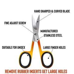 Ciseaux à cuticules professionnels 2026 pour éliminer les peaux mortes, coupe-ongles et ciseaux à sourcils pour maquillage et manucure - Product Image 5