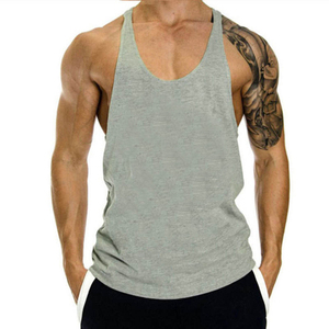 2026 Fashion Fitness Men's Gym Workout Training Sleeveless <b>Running</b> Wear Sport Vest Tank Top - Product Image 1
