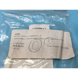 LOT DE 3 RELAIS VARIAN E11029840, BRAS DE CONTACT COMPLET - Équipements et Pièces Semi-conducteurs d'Occasion Fiables à l'International - Product Image 6